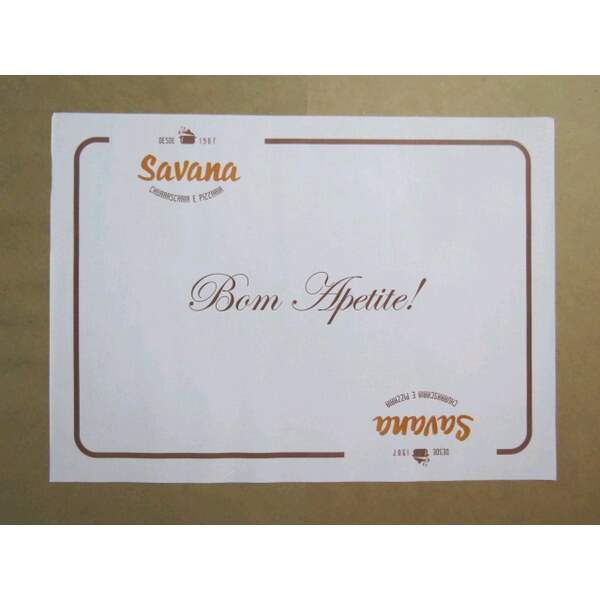 Jogo Americano Personalizado - 10.000 Peças Offset 