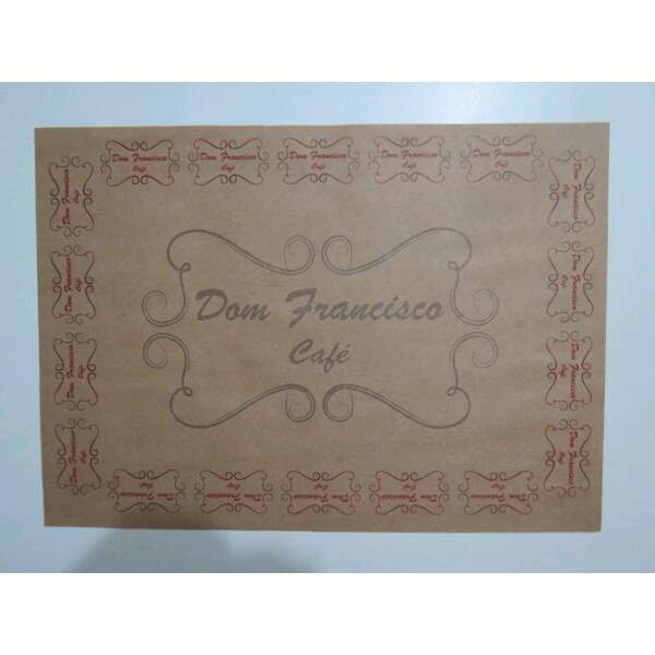 Jogo Americano Personalizado - 5.000 Peças Kraft