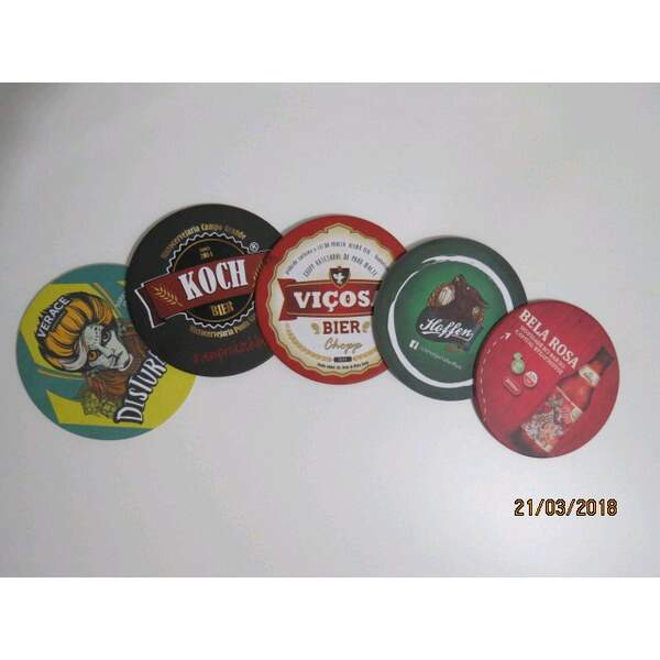 Bolachas de Chopp Personalizada - 20.000 Peças